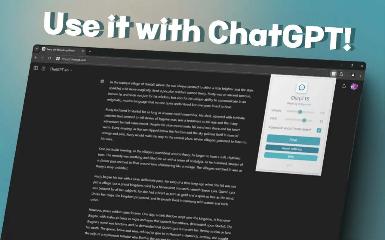 Vista previa 2 de ChirpTTS
